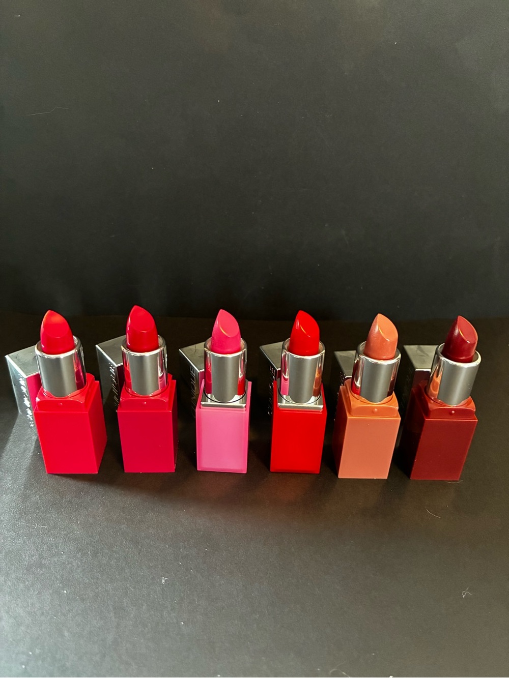 Clinique Pop Party Lip Color Set 5 New Full Size Lipsticks In Tin (1 Flawed Cap) - Picture 6 of 7